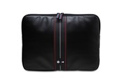 Torba, plecak i pokrowiec na laptopa - BMW Carbon & Red Stripe sleeve for a 14" laptop - black - 3666339239619
