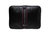 Torba, plecak i pokrowiec na laptopa - BMW Carbon & Red Stripe sleeve for a 16" laptop - black - 3666339239626
