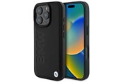 Telefon - Pokrowiec i etui - BMW Leather Hot Stamp iPhone 16 Pro Case - Black - 3666339349721