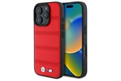 Telefon - Pokrowiec i etui - BMW M Perforated And Stitched Line MagSafe case for iPhone 16 Pro Max - red - 3666339324278