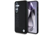 Telefon - Pokrowiec i etui - BMW Leather Big Wordmark Case for Samsung Galaxy S25 - Black - 3666339448738