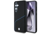 Telefon - Pokrowiec i etui - BMW Leather Textured and Smooth MagSafe Case for Samsung Galaxy S25 - Black - 3666339448752