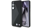 Telefon - Pokrowiec i etui - BMW Leather Oversized Stripes MagSafe case for Samsung Galaxy S25 Edge - black - 3666339477097