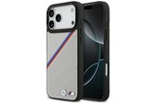 Telefon - Pokrowiec i etui - BMW M Tricolor Metal Logo MagSafe Case for iPhone 17 Pro Max - Gray - 3666339480394