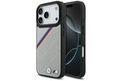 Telefon - Pokrowiec i etui - BMW M Tricolor Metal Logo MagSafe Case for iPhone 17 Pro - Gray - 3666339480387