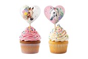 Zabawki - Globos Horse Cake Picks - 12 pcs. - 7307