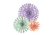 Zabawki - Globos Paper Fans Daisies - 3 pcs. - 7165