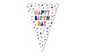 Zabawki - Globos Happy Birthday Bunting - 10m - 7175