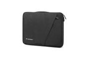Torba, plecak i pokrowiec na laptopa - Wozinsky WTNP-14B 13-14" Laptop Bag with Retractable Handle - Black - 5907769387777