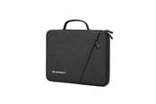 Torba, plecak i pokrowiec na laptopa - Wozinsky WTNP-11B 10-11" Laptop Bag with Retractable Handle - Black - 5907769387753