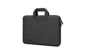 Torba, plecak i pokrowiec na laptopa - Wozinsky WNT-13B 13-14" Laptop Bag with Retractable Neoprene Handle - Black - 5907769388484