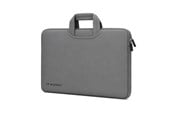 Torba, plecak i pokrowiec na laptopa - Wozinsky WNT-15G 15.6" Laptop Bag with Retractable Neoprene Handle - Gray - 5907769388514