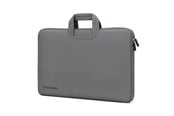 Torba, plecak i pokrowiec na laptopa - Wozinsky WNT-17G 17.3" Laptop Bag with Retractable Neoprene Handle - Gray - 5907769388538