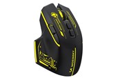 Myszka - Wozinsky WMGB-1181 Wireless Optical Gaming Mouse 3200 DPI with Built-in Battery and Backlight - Black and Yellow - Myszka do gier - LED optyczny - 4 - Czarny - 5907769387913