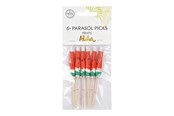 Zabawki - Globos Aloha Paper Parasol Cocktail Picks - 8cm - 9327