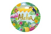 Zabawki - Globos Paper Plates 23cm Aloha - 8 pcs. - 9348