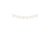Zabawki - Globos Paper Garland Watercolors Hearts - 2m - 4481
