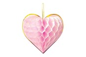 Zabawki - Globos Honeycomb Harten 23cm Watercolors Hearts - 4st. - 4482