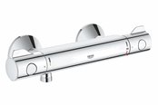 Baterie i armatura - Grohe Grohtherm 800 bateria prysznicowa inkl. rozety, chrom - 34558000
