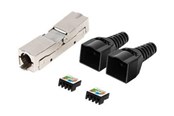 Kabel sieciowy - Lanberg network coupler - black silver - Czarny - PL2S6-6000TL