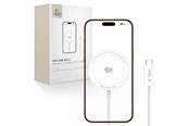 Telefon - Adapter i Ładowarka - Tech-Protect A54 MagSafe 25W QI2.2 Wireless Charger - White - 5906302323906