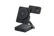 Telefon - Adapter i Ładowarka - Baseus PicoGo AF21 3in1 Qi2.2 35W Wireless Charger with 45W EU Power Adapter and 1m USB-C Cable - Black - E0205401