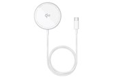 Telefon - Adapter i Ładowarka - Baseus Simple Mini4 Air Qi2 15W Magnetic Wireless Charger - Silver - P10278200S11-00
