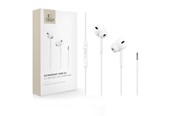 Sluchawki, zestaw sluchawkowy - Tech-Protect Ultraboost Core G3 Mini Jack Wired Headphones - White - 5906302324255
