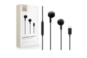 Słuchawki, zestaw słuchawkowy - Tech-Protect Ultraboost Core G4 USB-C Wired Headphones - Black - 5906302324286