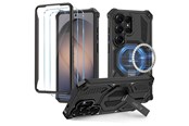Telefon - Pokrowiec i etui - Tech-Protect MagBlast MagSafe Case + Tempered Glass 2-Pack for Samsung Galaxy S26 Ultra - Black - 5906302323739