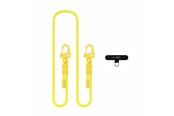 Telefon - Inne akcesoria - Tech-Protect C5SD Rope CrossBody Phone Lanyard - Yellow - 5906302342600