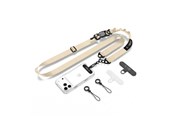 Telefon - Inne akcesoria - Tech-Protect C9S Rope Crossbody Phone Lanyard - Beige - 5906302323883