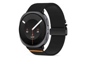 Smartwatch - akcesoria - Tech-Protect Nylon Clasp Strap for Samsung Galaxy Watch 8/9 - 40/44/46mm - Black - 5906302325726