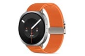 Smartwatch - akcesoria - Tech-Protect Nylon Clasp Strap for Samsung Galaxy Watch 8/9 - 40/44/46mm - Orange - 5906302325733
