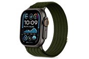 Smartwatch - akcesoria - Tech-Protect Nylon Sport Band for Apple Watch 44 / 45 / 46 / 49 mm - Dark Green - 5906302325467