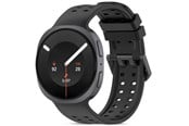 Smartwatch - akcesoria - Tech-Protect Silicone Air Strap for Samsung Galaxy Watch 8/9 - 40/44/46mm - Black - 5906302341436