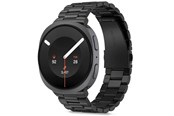 Smartwatch - akcesoria - Tech-Protect Stainless Steel Bracelet for Samsung Galaxy Watch 8/9 - 40/44/46mm - Black - 5906302325696