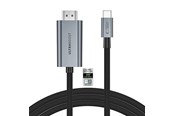 Kabel USB - Tech-Protect UltraBoost USB-C to HDMI 2.1 Cable 200 cm 8K 60HZ - Gray - 5906302323920