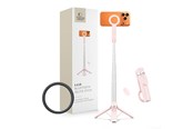 Statyw - Tech-Protect L11S MagSafe Bluetooth Selfie Stick - Pink - 5906302323401