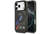 Telefon - Pokrowiec i etui - BMW M IML Metal Buttons Tricolor Lines MagSafe Case for iPhone 17 Pro - Black - 3666339487423