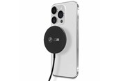 Telefon - Adapter i Ładowarka - BMW M Edition MagSafe 15W Wireless Charger - Black - 3666339122461