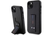 Telefon - Pokrowiec i etui - BMW Grip Stand Hot Stamp Case for iPhone 14 Plus / 15 Plus - Black - 3666339121358