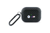 Telefon - Inne akcesoria - BMW Carbon Metal Logo Case for AirPods Pro 3 - Black - 3666339574611