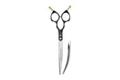 Psy - ARTERO Scissors FUSION CURVY BLACK 7" - 8435037191513