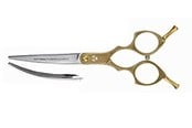 Psy - ARTERO Scissors FUSION CURVY GOLD 6" - 8435037191780