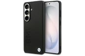 Telefon - Pokrowiec i etui - BMW Leather Hot Stamp MagSafe Case for Samsung Galaxy S26 Plus - Black - 3666339614188