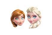 Zabawki - Globos Paper Masks Frozen 2 - 6 pcs. - 85967