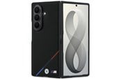 Telefon - Pokrowiec i etui - BMW M Leather Perforated Tricolor Stripe Metal Logos MagSafe Case for Samsung Galaxy Z Fold 8 Ultra - Black - 3666339662639