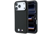 Telefon - Pokrowiec i etui - BMW M Carbon Metal Logo MagSafe Case for iPhone 17 Pro / 18 Pro - Black - 3666339666231