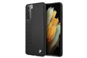 Telefon - Pokrowiec i etui - BMW Signature Logo Imprint Case for Samsung Galaxy S21+ - Black - 3700740497272